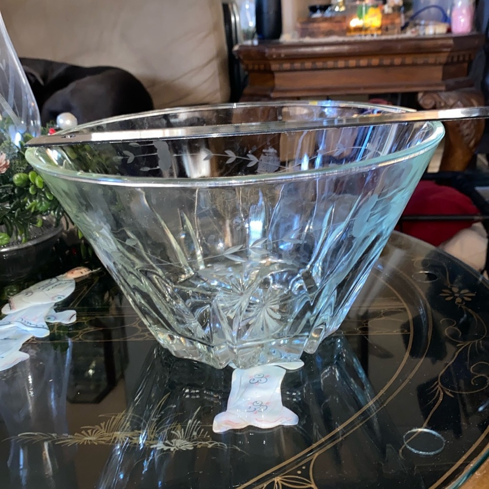 Princess House Heritage Pattern Salad Bowl